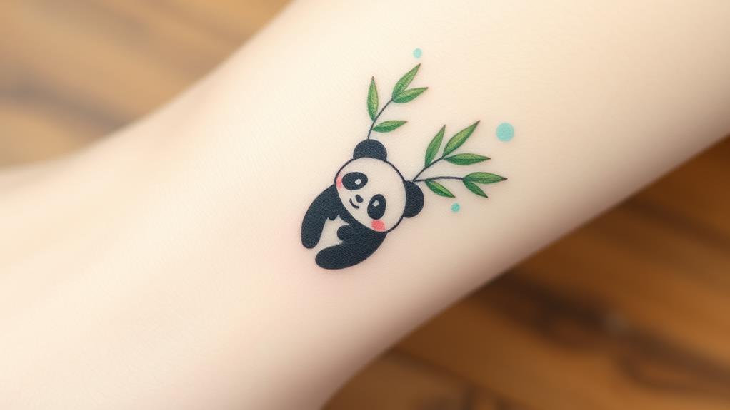 adorable panda print ink