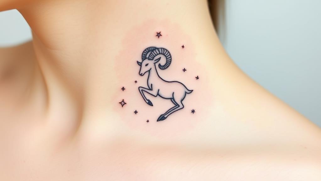 aries minimalist tattoo designs