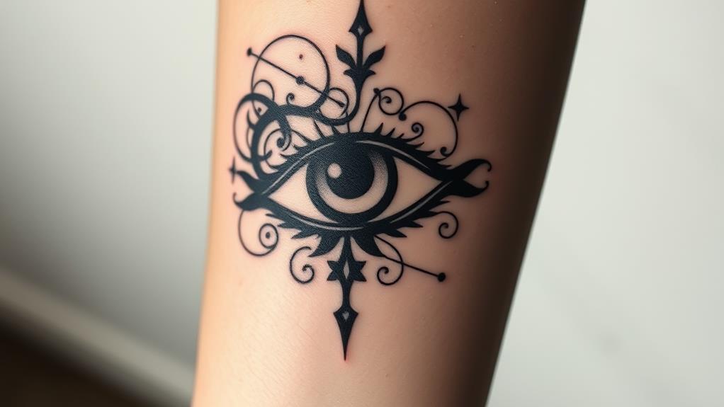 artistic eye tattoo design