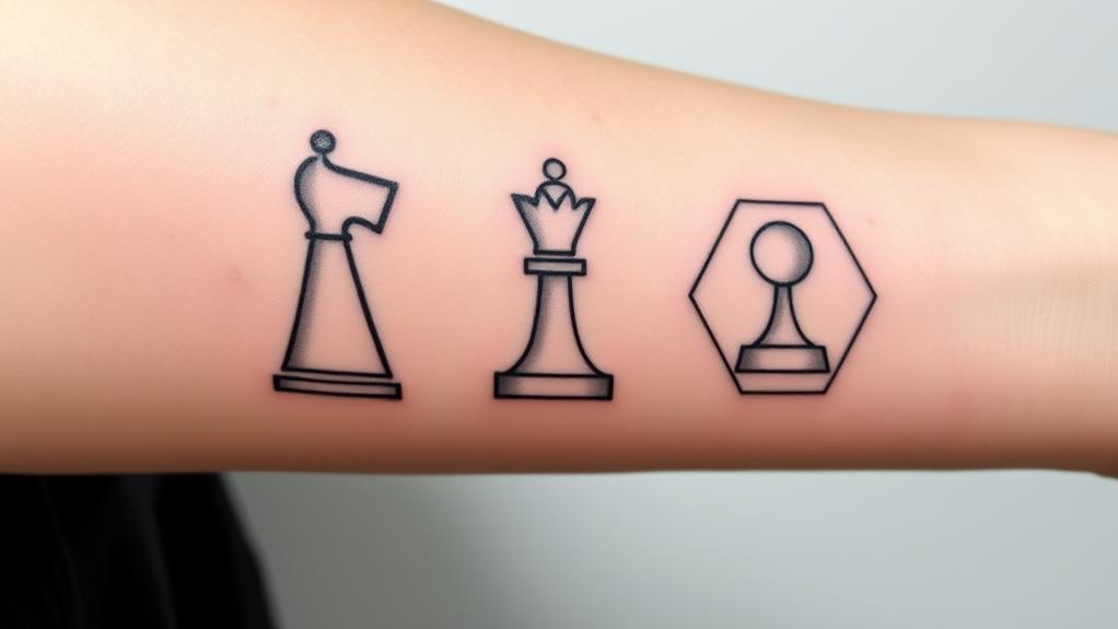 artistic geometric chess designs