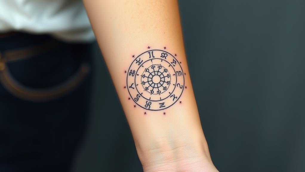 astrological symbol small tattoos