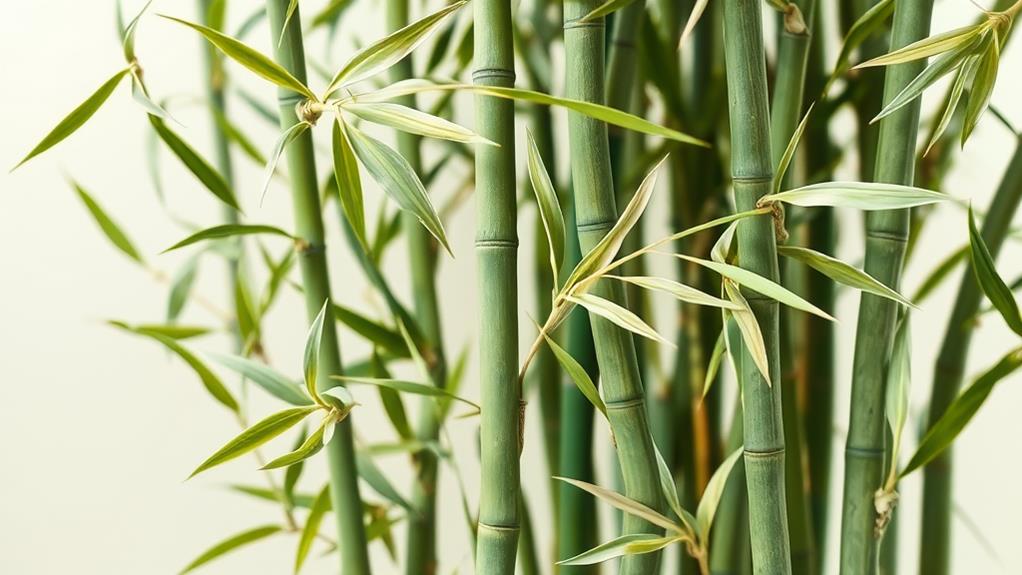 bamboo stalks abstract art