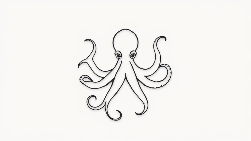 basic octopus drawing guide