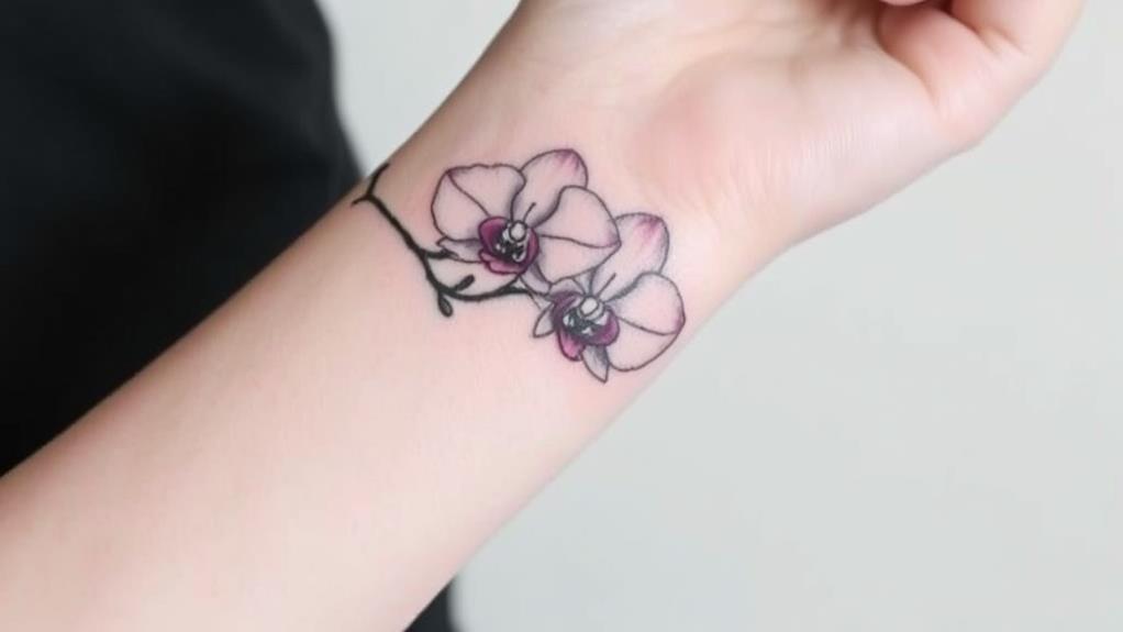 beautiful orchid tattoo ideas