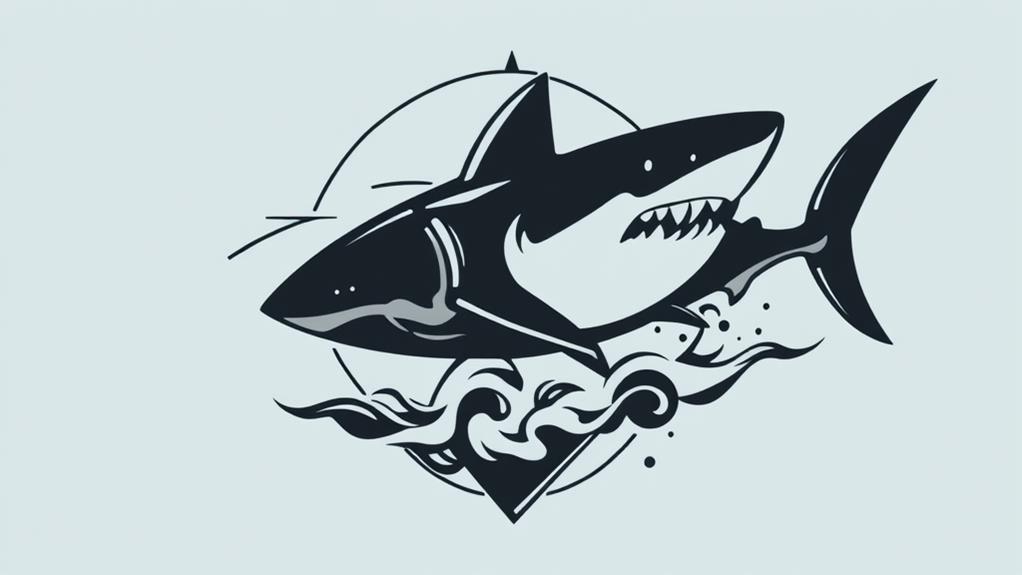 bold and fierce shark tattoos