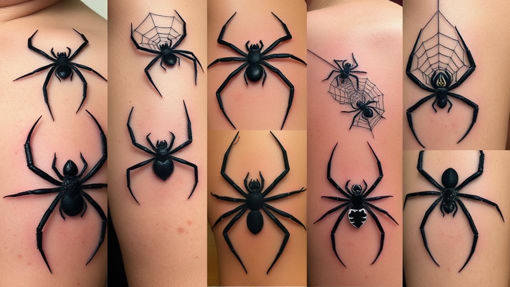 bold black spider ink