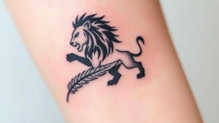 bold brave minimal tattoos