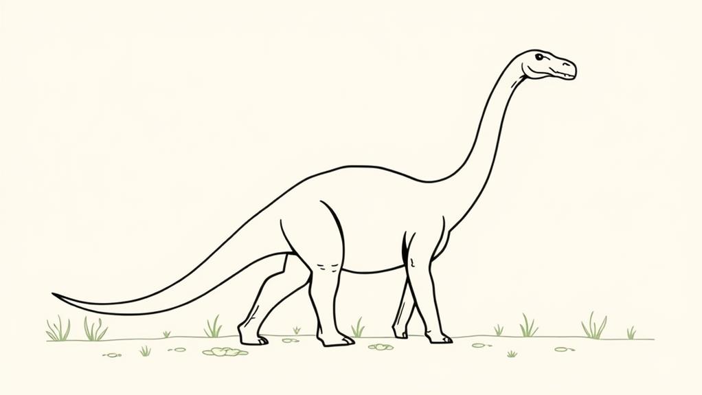 brachiosaurus simple design