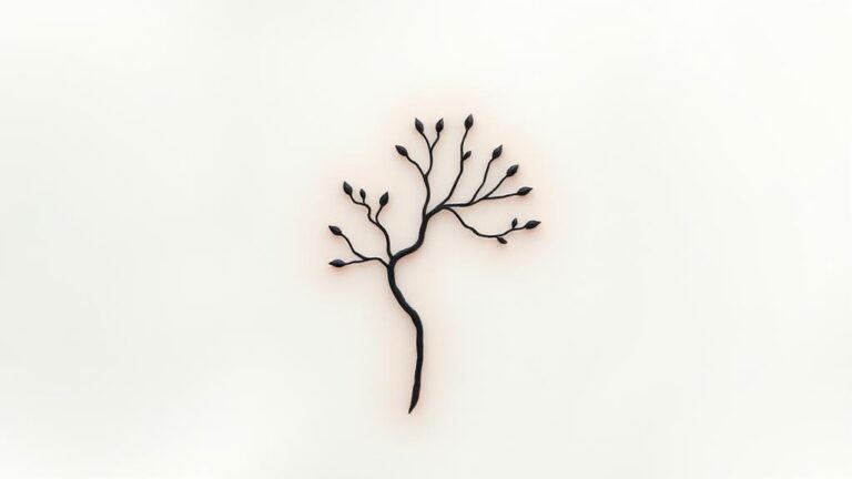 breathtaking minimal tree tattoos