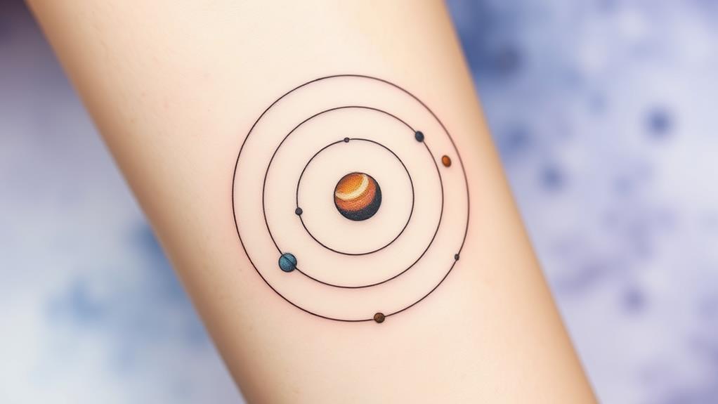 celestial body ink designs