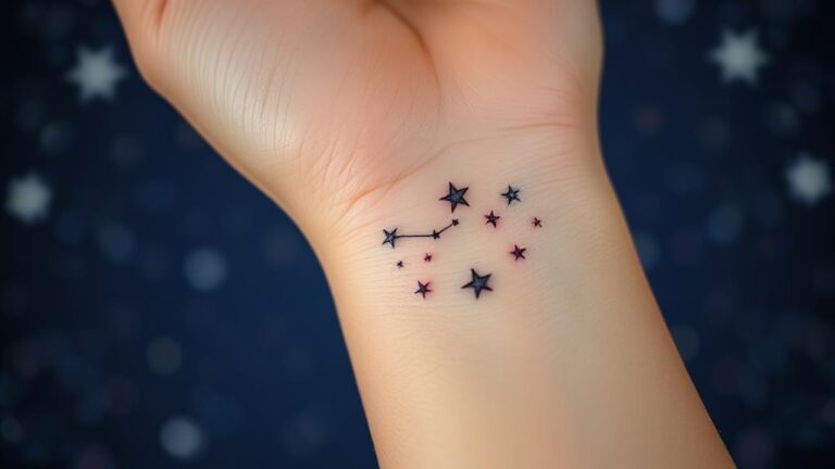 celestial minimalist star tattoos