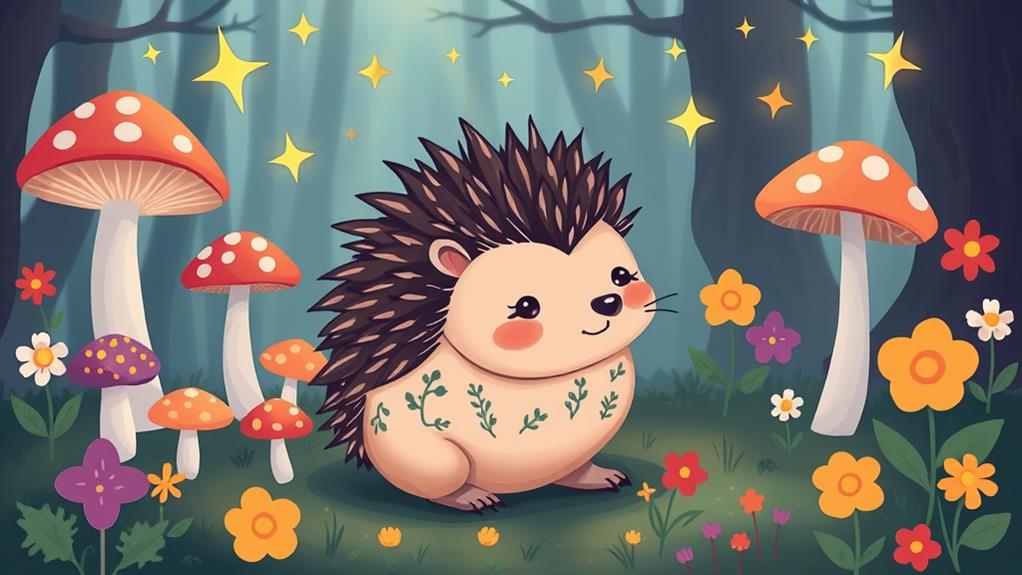 charming hedgehog adventure illustrated