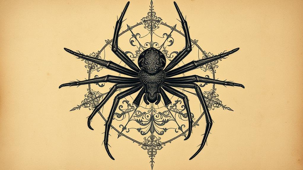 classic arachnid design appeal