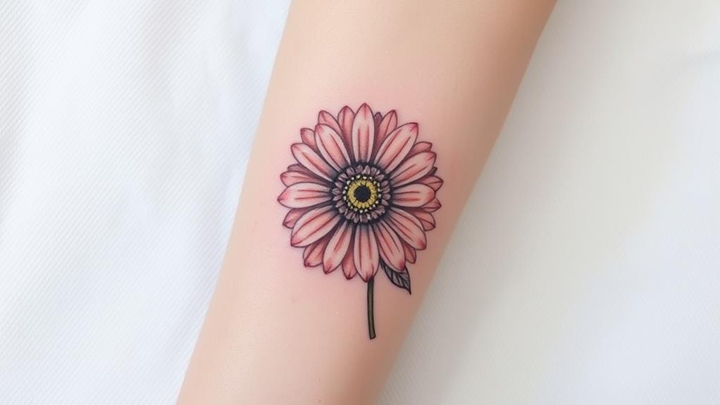 colorful floral body art