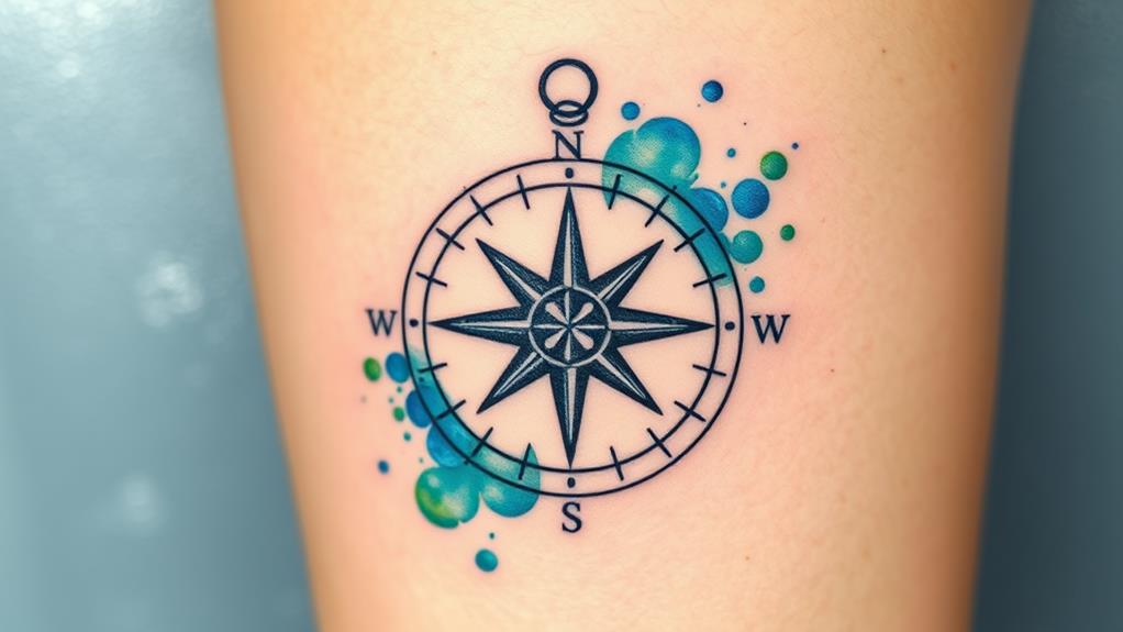 colorful nautical design ink