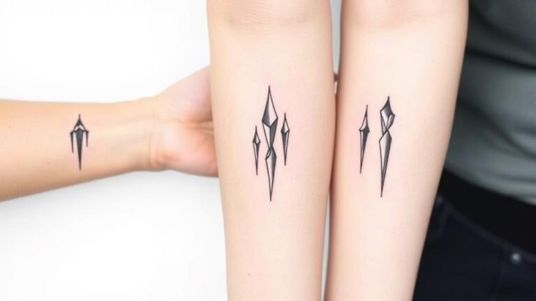 cool crisp icicle tattoos