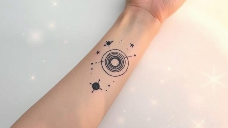 cosmic energy minimal tattoos