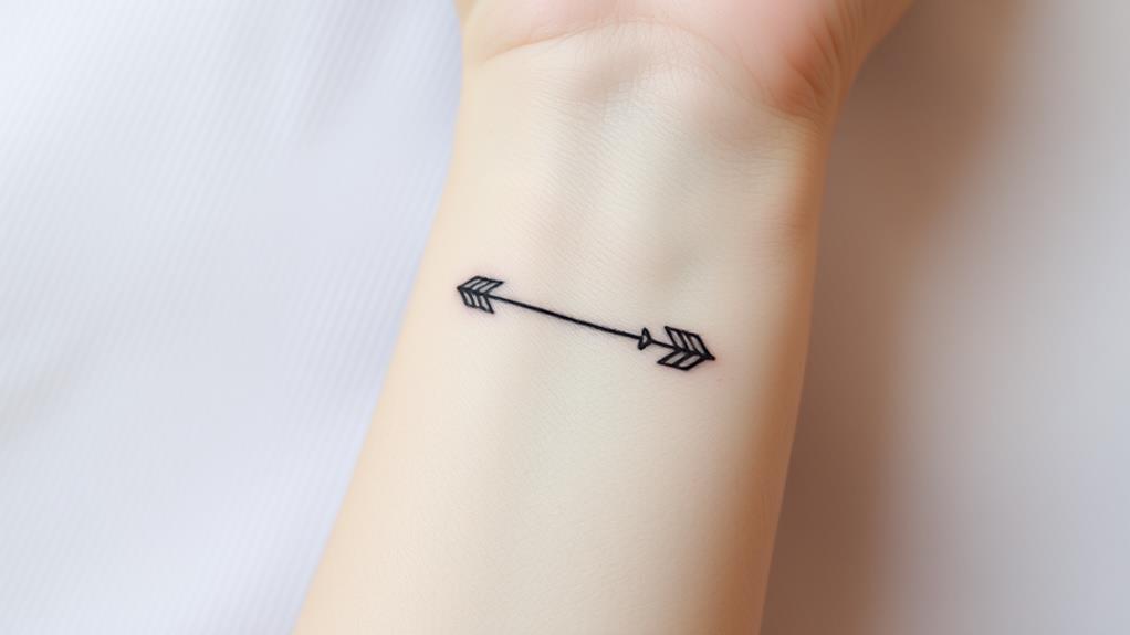 custom arrow tattoo designs