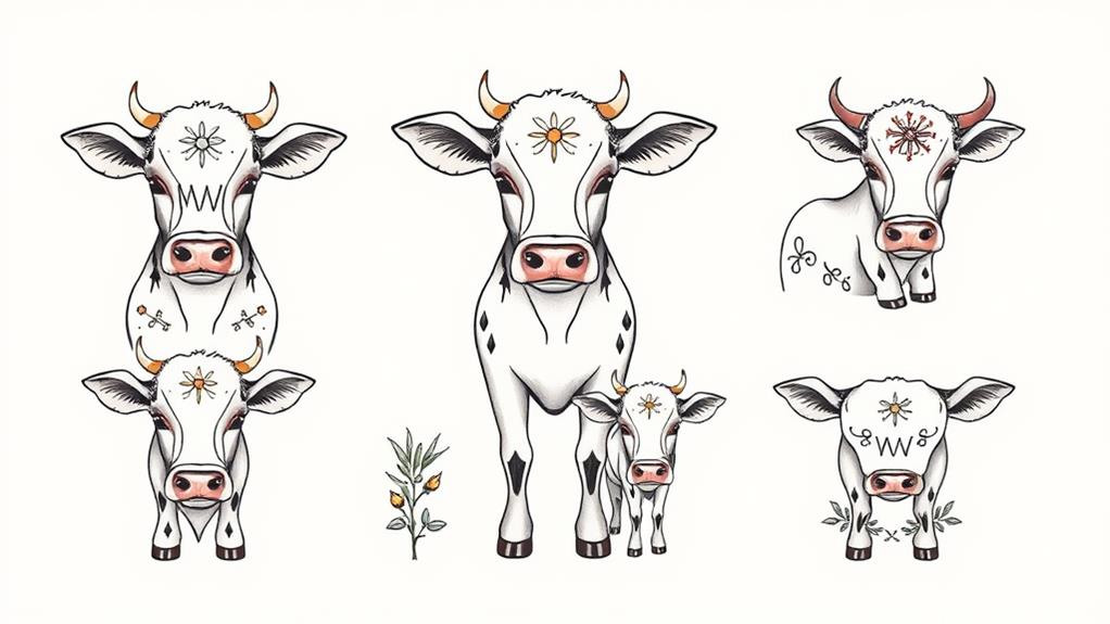 custom cow art creations