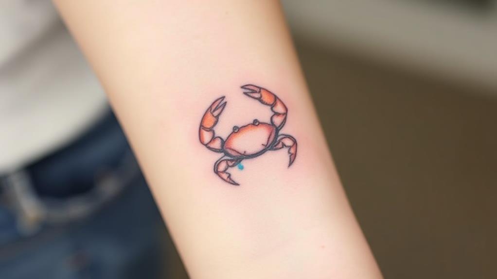 custom crab ink designs