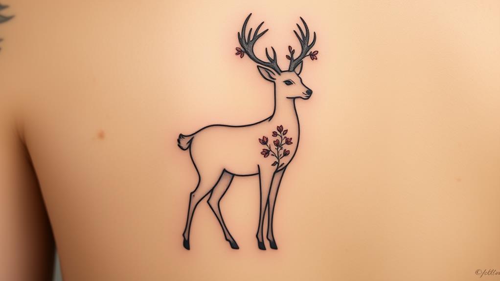 customizable deer ink designs