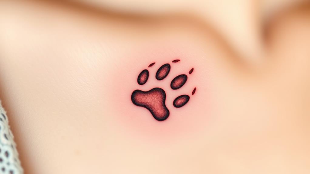 delicate paw print discovered