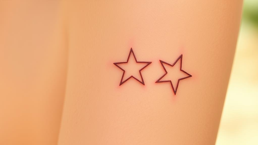 delicate star shape design