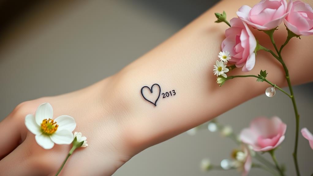 discreetly inked meaningful dates