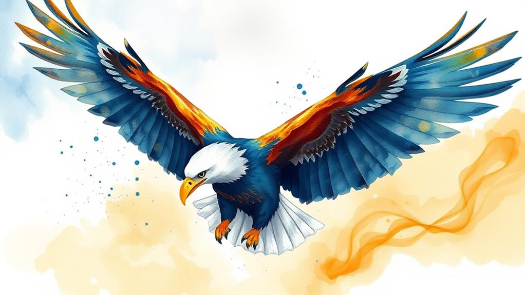 eagle watercolor artistry inspirations