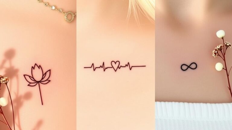 empowering minimal tattoo affirmations