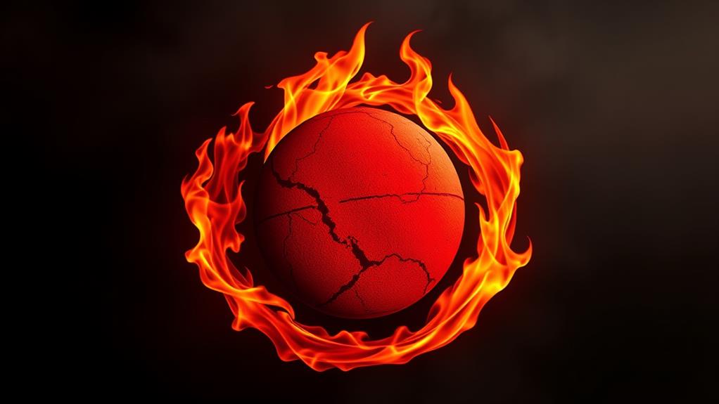 fiery mars emblem design