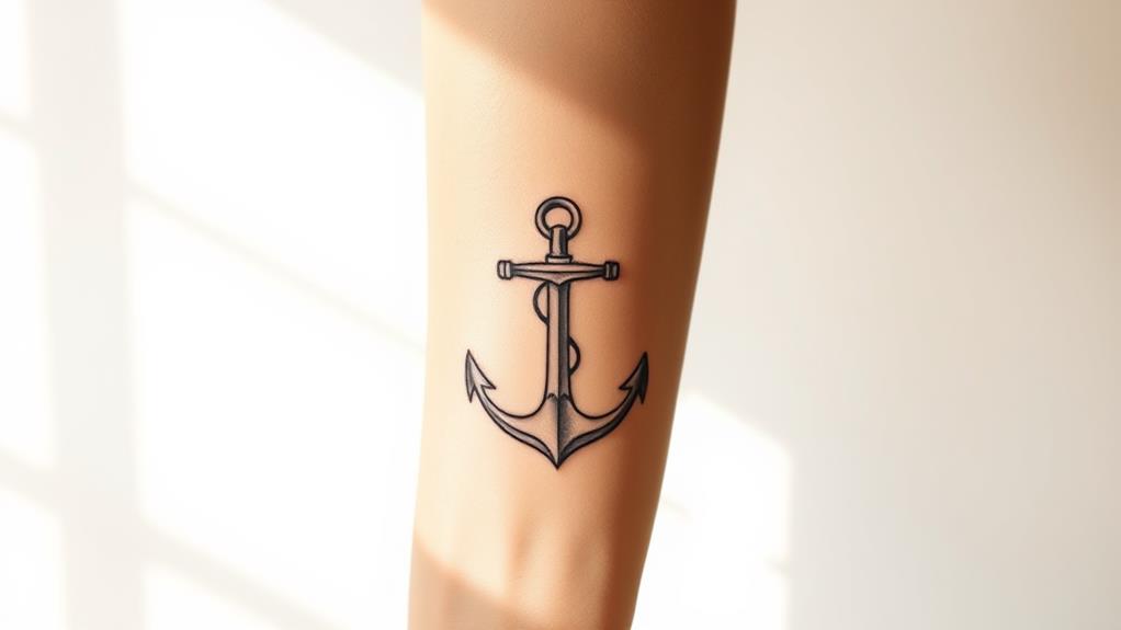 forearm fine line tattoo