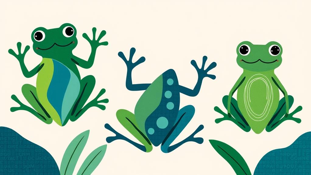 geometric amphibian design concepts