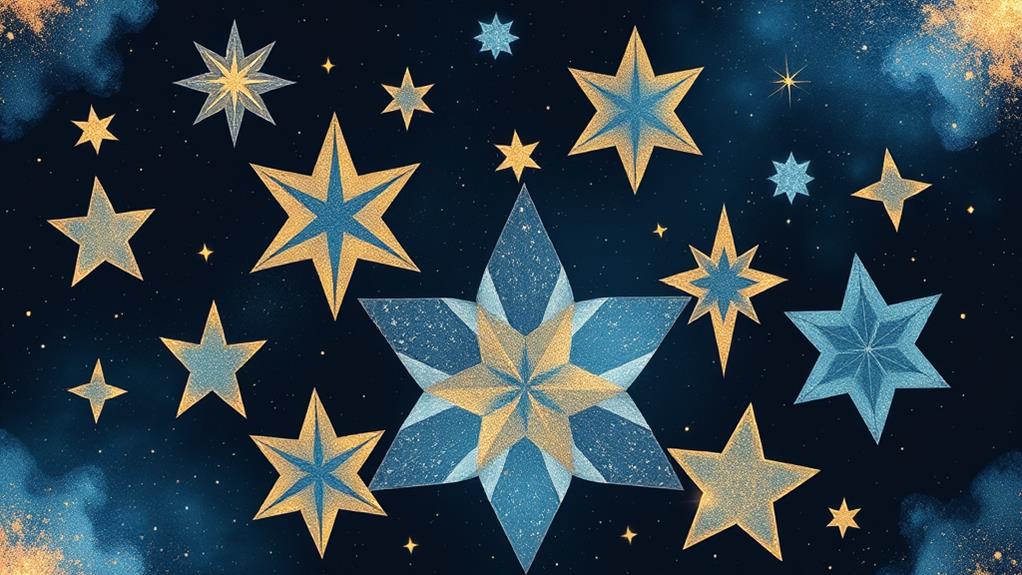 geometric celestial design patterns