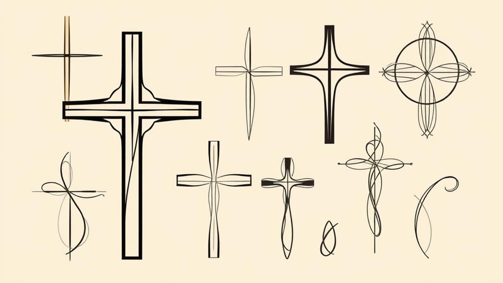 geometric design with crosses