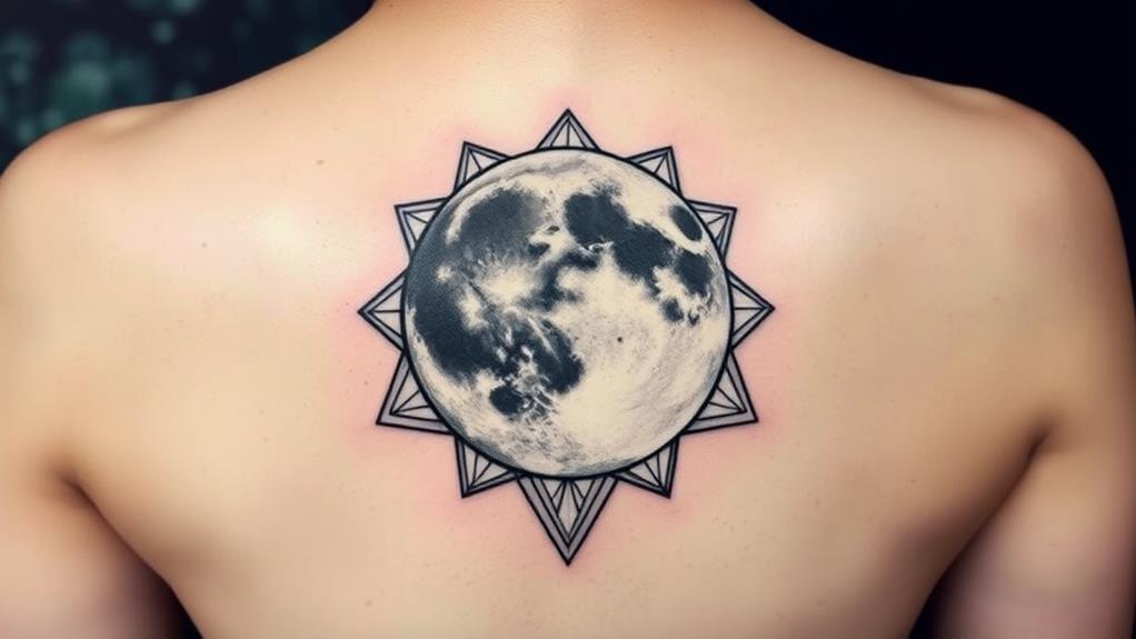 geometric designs lunar ink