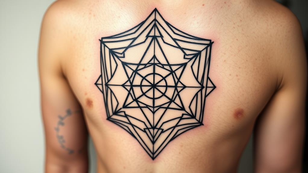 geometric pattern shield designs