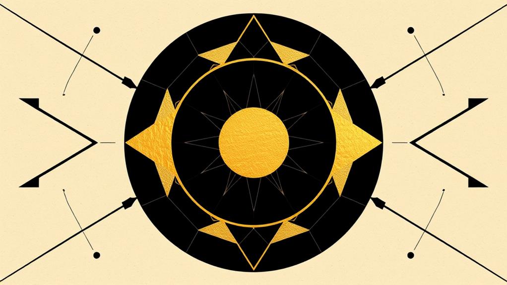 geometric solar eclipse designs