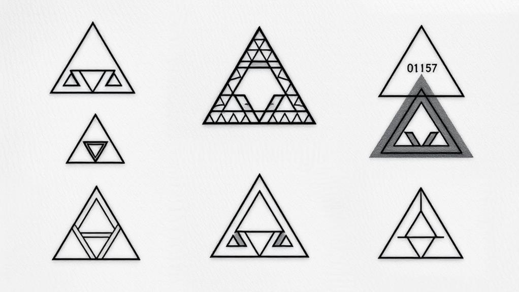 geometric triangle designs exploration