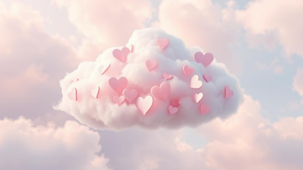 heart shaped cloud formation