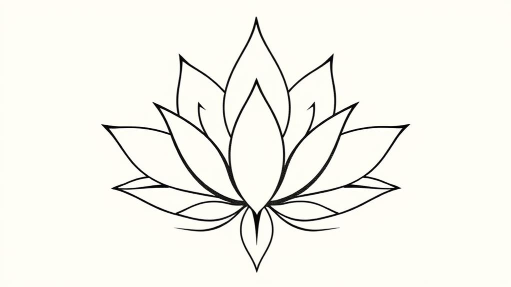 intricate geometric lotus designs