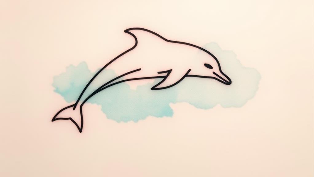 joyful leaping ocean mammal