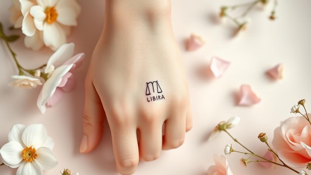 libra initials design trend