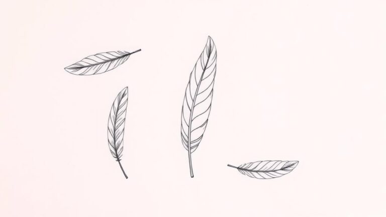 light breeze feather tattoos