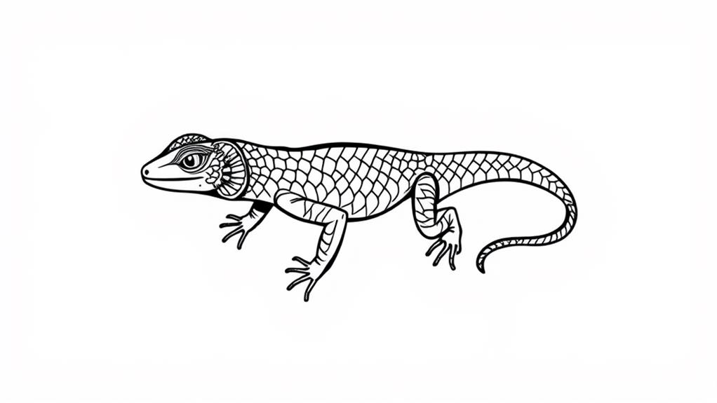 lizard designs with depth