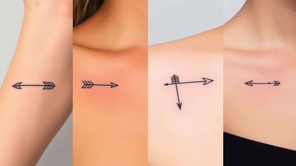 minimal arrow tattoo styles