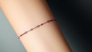 minimal chain link tattoos