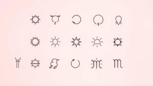 minimal horoscope tattoo ideas