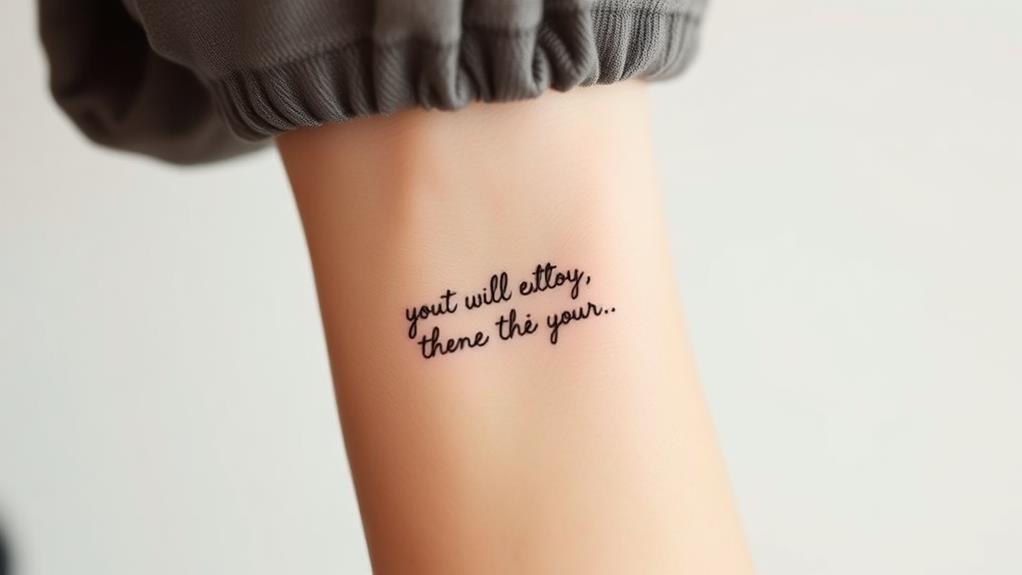 minimal profound short tattoos