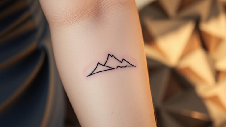 minimal tattoos symbolizing strength